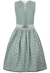 Dirndl Franka (salbei, Gr. 36) von Heimatgwand für Damen, 100% Baumwolle