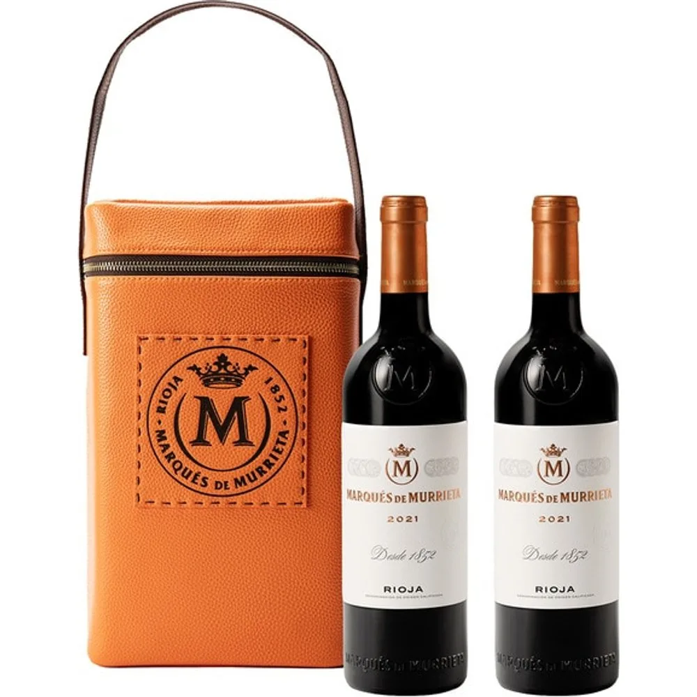 Estuche vinos tintos Reserva 2021 Rioja - Marqués de Murrieta - FashionsVida