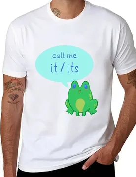 Pronoun Froggy - Call Me It/Its T-Shirt mens graphic t shirts t shirt man designer T-Shirt - Aliexpress - FashionsVida