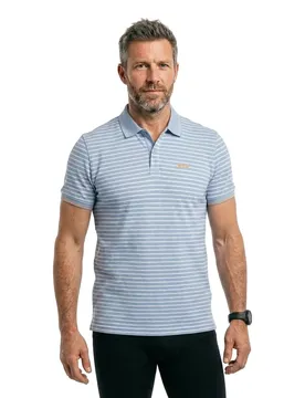 Polo A Maniche Corte 26cn132 Sky Blue Melange 2XL