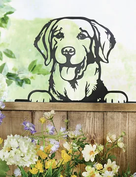 Zaundekoration Silhouette Hund - Gainsborough - FashionsVida