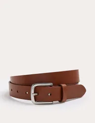 Slim Leather Belt Light Tan male