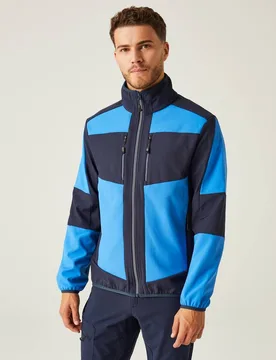 Unisex E-Volve Softshell Hybrid Jacket in Mid Navy Size: Large - Mid Navy - Size: L - Regatta - FashionsVida