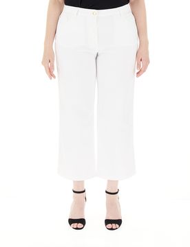 Pantalone cropped BIANCO 56