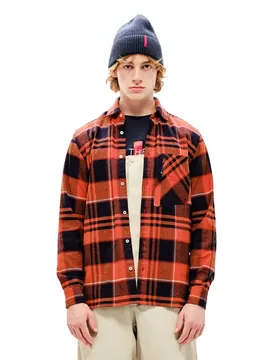 Chemise à Manches Longues Overshirt Eclipse / Rooibos S