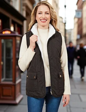 Pagen Wendeweste "Emilia" schwarz - 3Pagen - FashionsVida