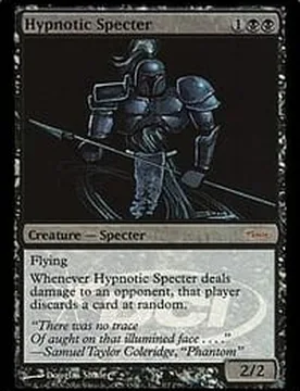 Hypnotic Specter (Magic Player Rewards foil) Promotional Cards - Magic: The Gathering - FashionsVida