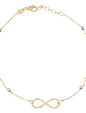 Bracciale Donna Oro Giallo Bianco GL100777