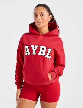 Varsity 2.0 Overhead Hoodie - Damen, Rot - female - Size: S - AYBL - FashionsVida
