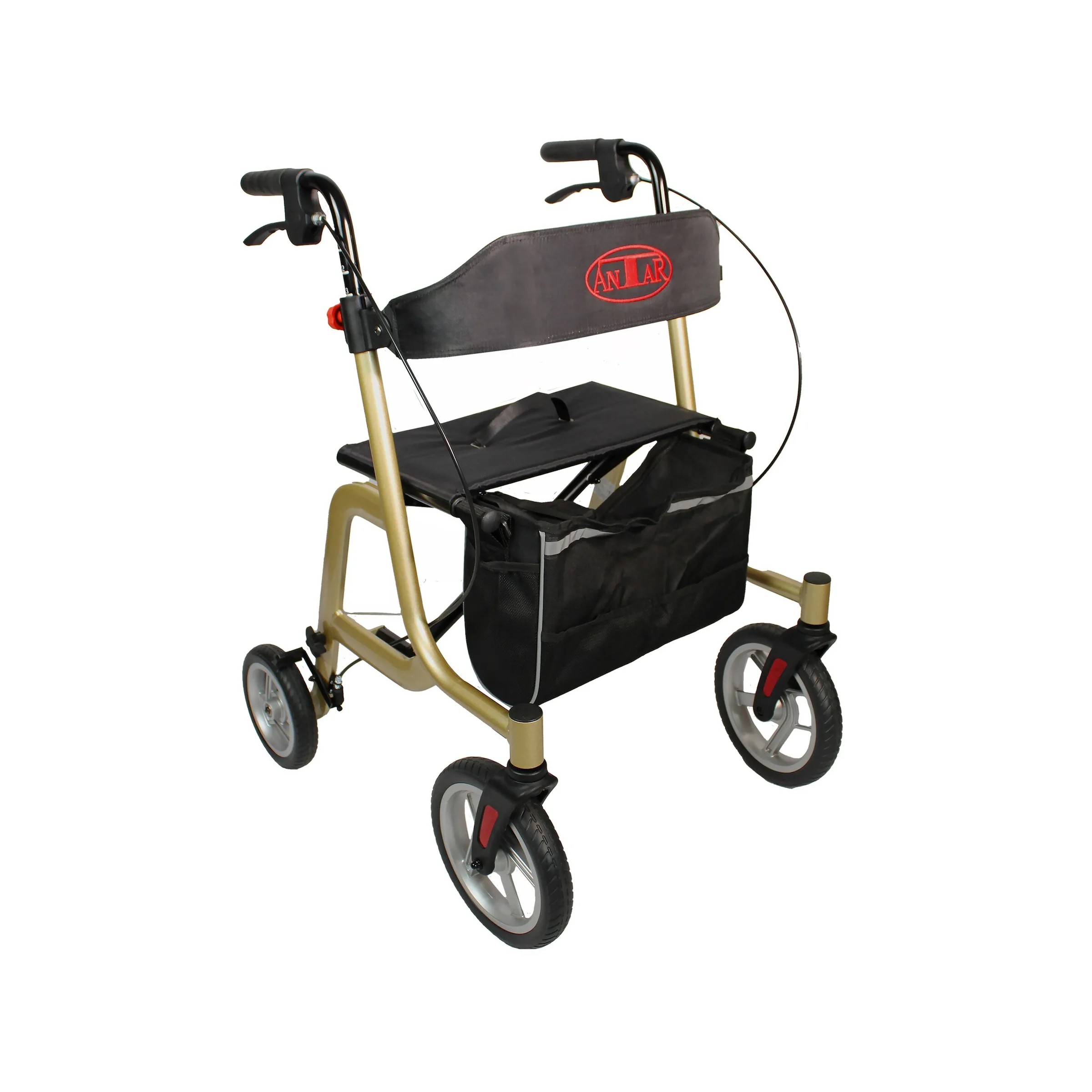 Aluminium Rollator gold AT51044 gold - Antar - FashionsVida
