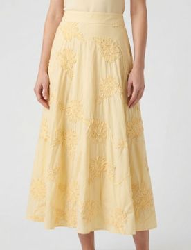 Para mujer. 1155571366 Falda Flower Maxi (34), Casual, Algodón Orgánico, Sostenible