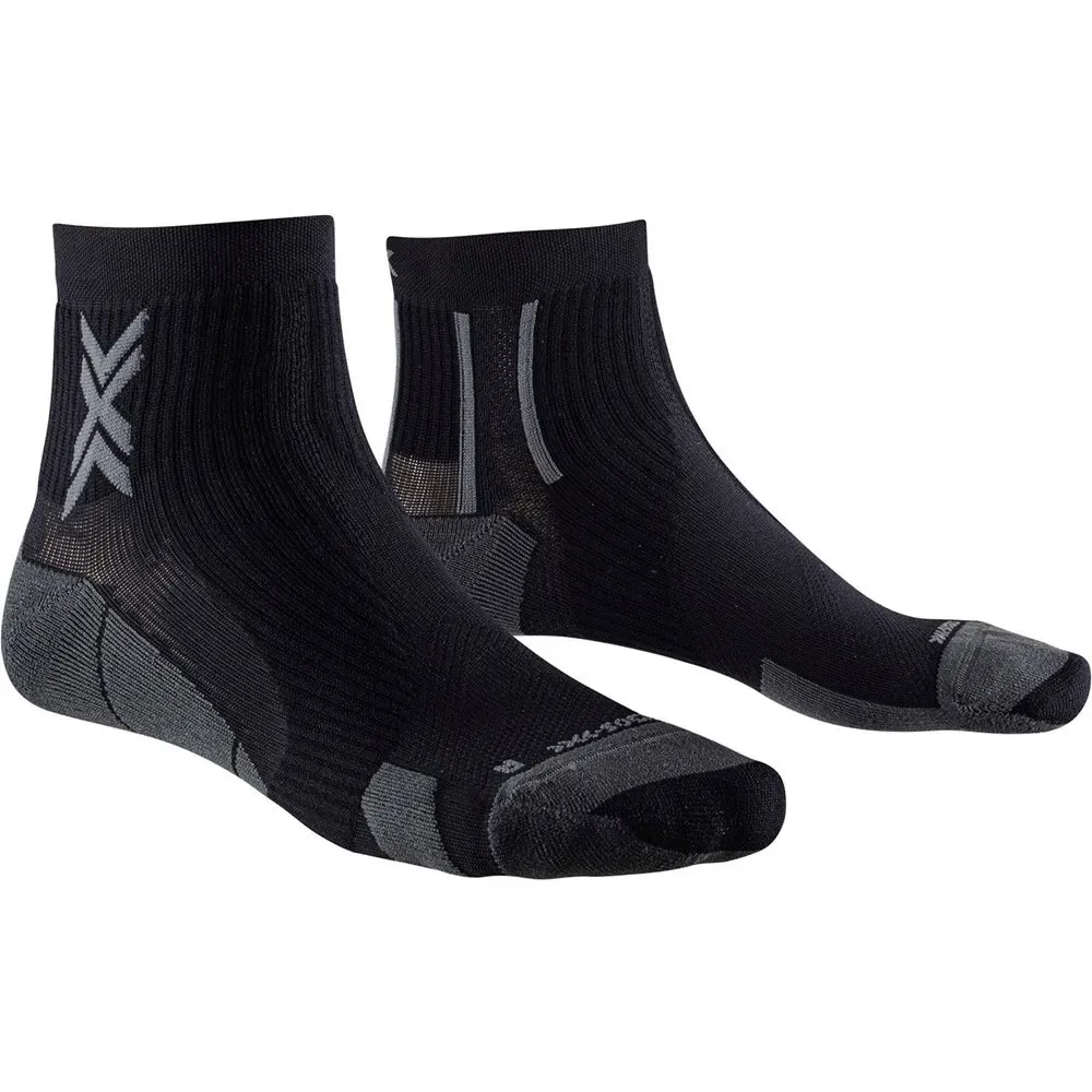 Calzini Run Perform Black / Charcoal EU 45-47 - X-SOCKS - FashionsVida