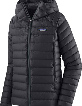 Stepp-Und Daundenjacken – Damen / Frau Down Sweater Hoody W's Down Sweater Hoody Black für Damen Größe XS schwarz