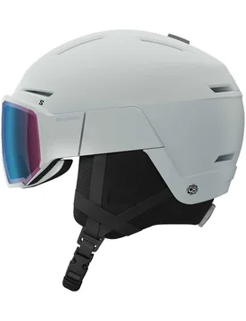 Helm mit photochromatischem Visier – Unisex – Osmo Pro Sigma Photo Osmo Pro Sigma Photo Ice Flow für Herren Größe M Weiß - Salomon - FashionsVida