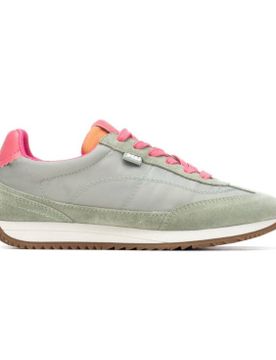 Para mujer. 14520902-KAKI Zapatillas 145209 (37), Tela, Plano, Cordones, Casual