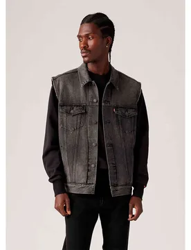 Gilet Relaxed Trucker Night Owl Vest S
