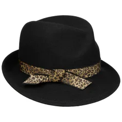 Laveca Trilby Wool Hat by - black - Damen - Size: One Size