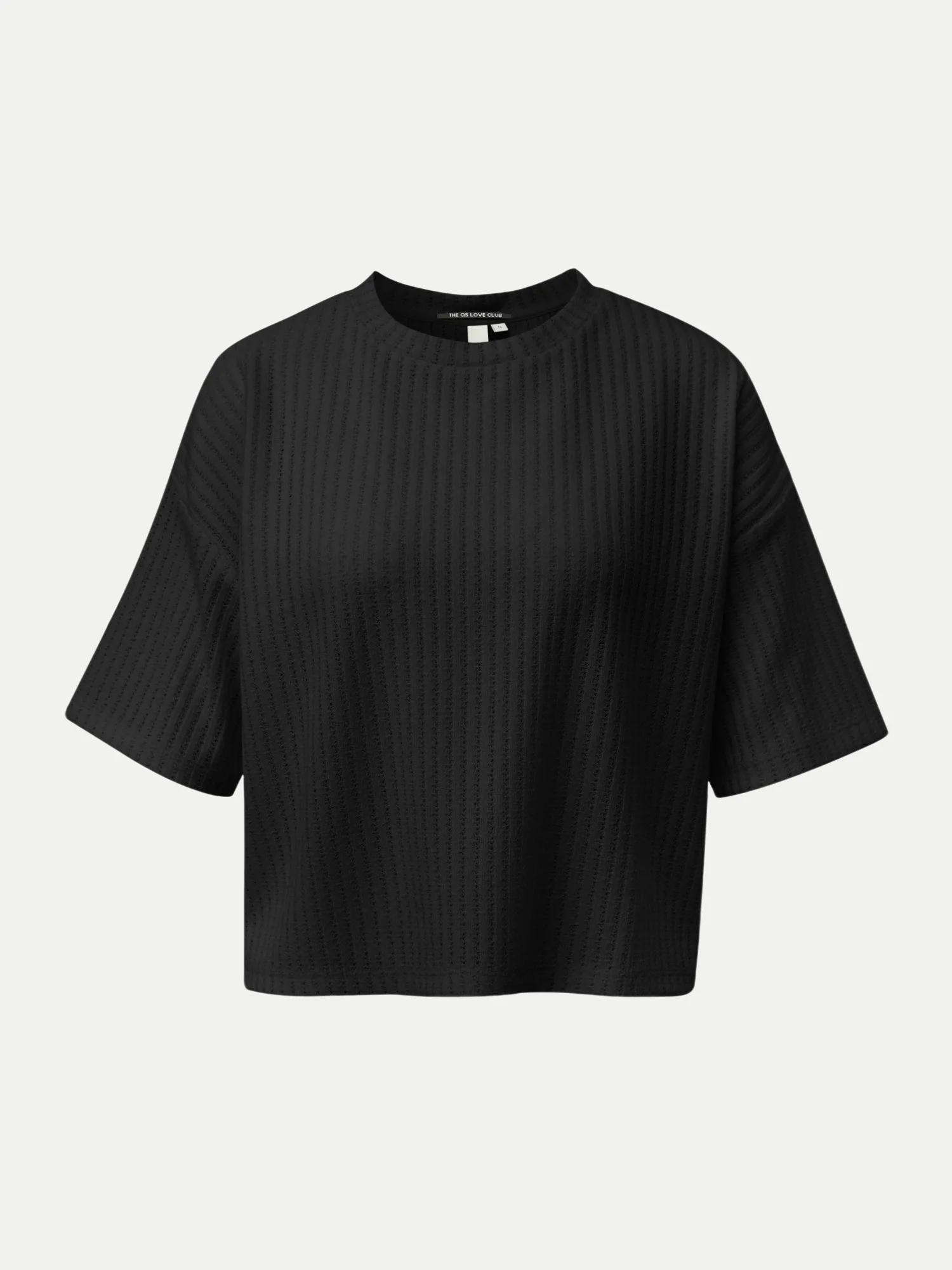 Boxy T-Shirt Schwarz S - Q/S designed by - FashionsVida