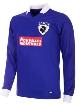 Retro-Trikot SC Bastia 1997/98 - Bleu - male - Size: L