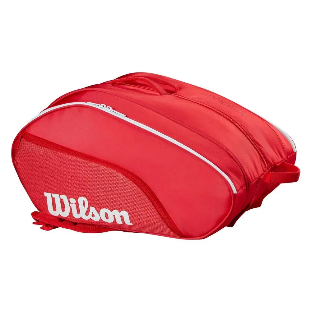 Tour 2025 Padel Racket Bag Red / One Size - Wilson - FashionsVida