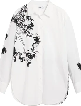 Camisa de mujer orquídea m christian lacroix - Desigual - FashionsVida