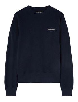 Palm Angels Felpa Con Logo Stampato