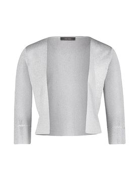Strickjacke - Bolero grau M damen