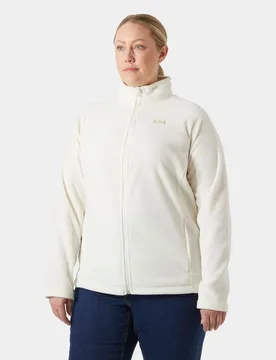Women's Daybreaker Fleece Jacket Plus Beige 2X - Snow Beige - Female - Helly Hansen - FashionsVida