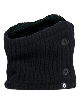 Womens Thermal Buttoned Neck Warmer - - Size: ONESIZE - Heat Holders - FashionsVida