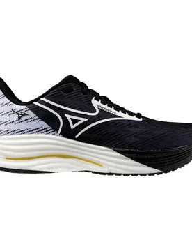 Scarpe Da Running Wave Rider 29 Black / White / Gold EU 40 1/2 - Mizuno - FashionsVida
