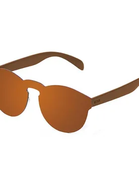Ibiza Polarized Sunglasses Space Flat Brown Space Flat Brown/CAT3 Men,Women - Ocean Sunglasses - FashionsVida