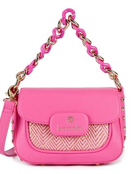 Chain Borsa a mano e tracolla B17650 FUXIA
