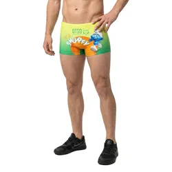 Slip De Bain Boxer Smurf Running
