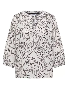 TOS Print Tunic Blouse female