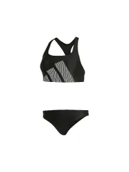Damen Bikini Big Bars schwarz 38 W