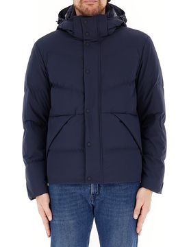 Piumino con cappuccio BLU NAVY M