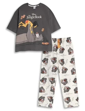 Women's Short Sleeve Long Leg Pyjama Set Multicoloured Official Merch Size: Medium - Multicolor - Size: M - Disney - FashionsVida
