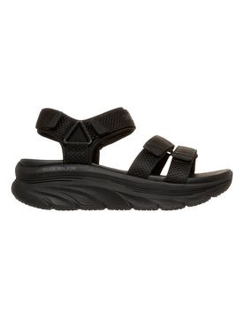 Sandali neri con tripla fascia regolabile D'LUX WALKER SANDAL SEA-SCAPE 38