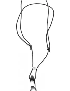 Womens 1810080505 Necklace - Black Fabric - One Size - Chronotech - FashionsVida
