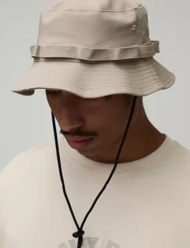 Herren Fischerhut Im Bucket-Stil Taupe - boohooMAN - FashionsVida