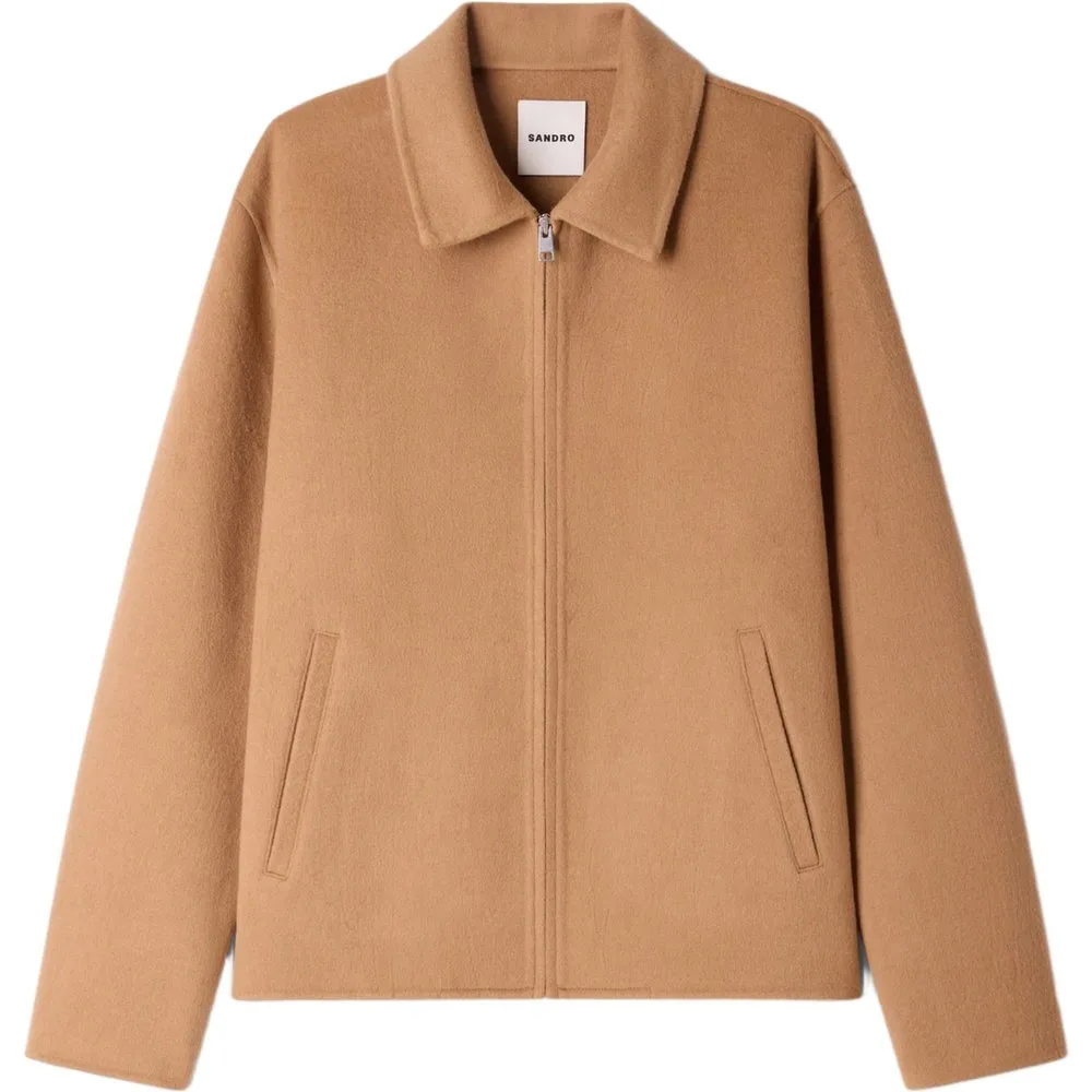 Cazadora de hombre ligera cuello camisero - sandro - FashionsVida