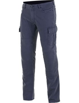 Pantalone Moto Casual CARGO RIDING Blu Distresse taglia 40