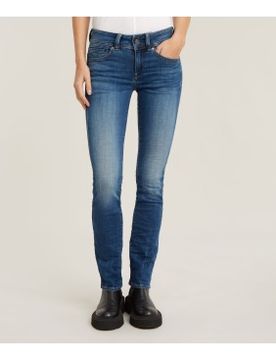 Para mujer. D07145-8968-6028 Jeans Midge Straight (29/28), Casual, Algodón, Denim