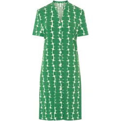 Vestido de playa corto estampado
