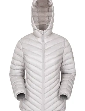 Women's 'Seasons' Padded Winter Water Resistant Insulated Jacket in Beige Size: 4 - Beige - Size: 4 - Mountain Warehouse - FashionsVida