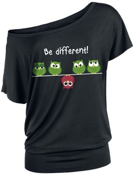 T-Shirt - XS bis 5XL - für Damen - Größe 4XL - schwarz - Frauen - female