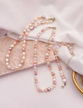 Minar Delicate Contrast Color Baroque Freshwater Pearl Strand Bracelets for Women Gold Plated Copper Beaded Wedding Jewelry - Aliexpress - FashionsVida