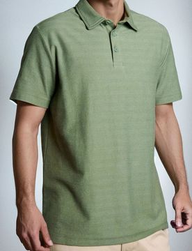 Polo in cotone - verde chiaro