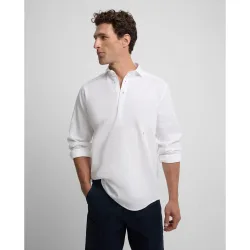 Silbon - Polera sport lino blanca