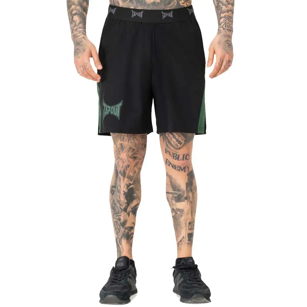 Short Training Black / Green L - TapouT - FashionsVida